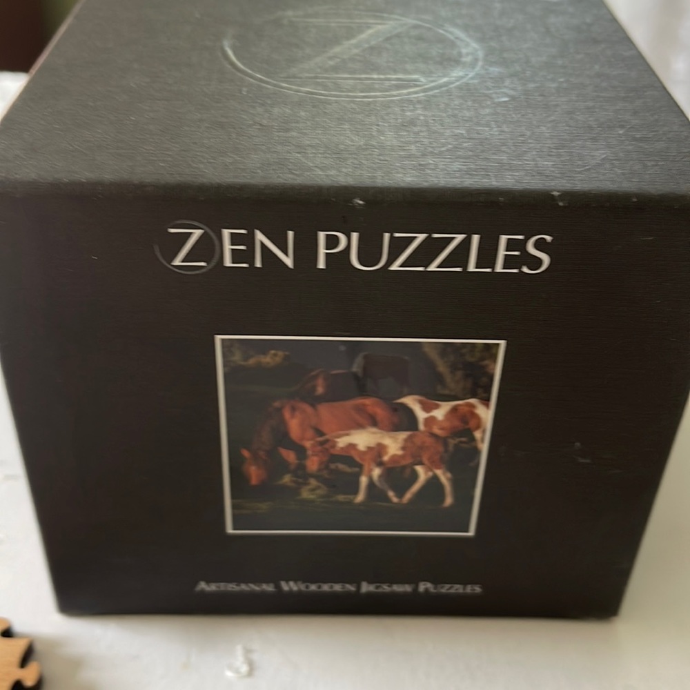 Zen Puzzle Teaser - Foal in Mountain Sunrise